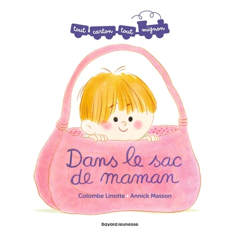   Dans le sac de maman