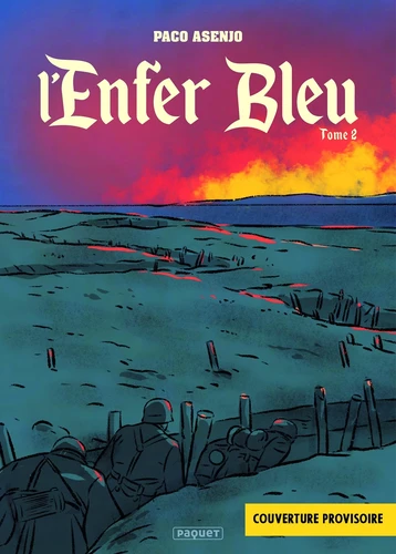 page album L'enfer bleu fourreau 1 et 2 - 90 ans guerre