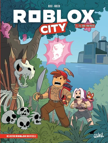 page album Roblox City T02 - L'île aux Fruitblox