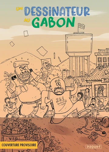 page album Un dessinateur au gabon