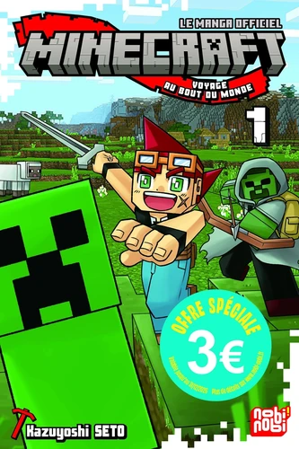 page album Minecraft - Voyage au bout du monde Tome 1 . Edition limitée