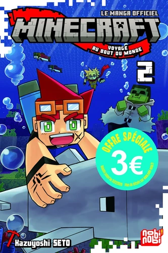 page album Minecraft - Voyage au bout du monde Tome 2 . Edition limitée