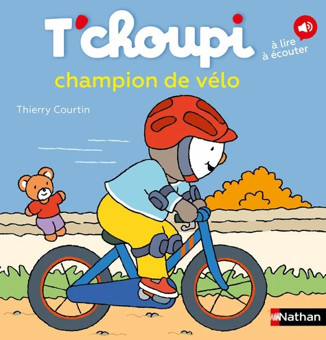 page album T'choupi champion de vélo !