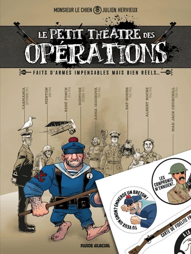 page album Le Petit Théâtre des opérations - tome 01 + 1 planche sticker offerte - édition limitée