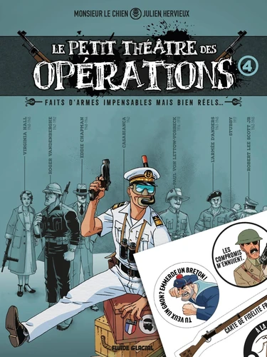page album Le Petit Théâtre des opérations - tome 04 + 1 planche stickers offerte - édition limitée