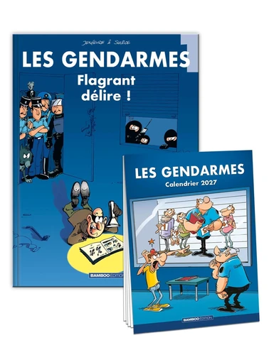 page album Les Gendarmes - tome 01 + calendrier 2027 offert
