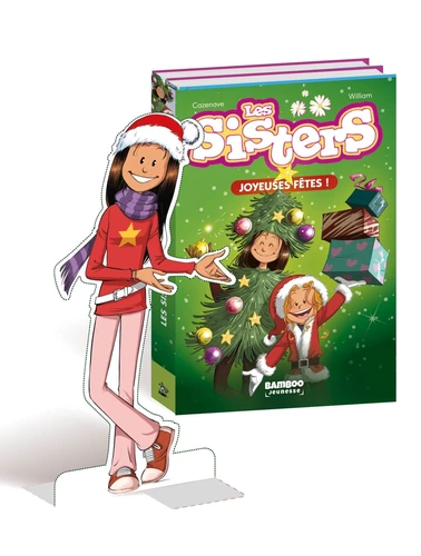 page album Les Sisters - La Série TV - Poche - écrin joyeuses fêtes - silhouette Wendy offerte