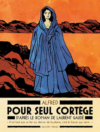 page album Pour seul cortège, d'après Laurent Gaudé