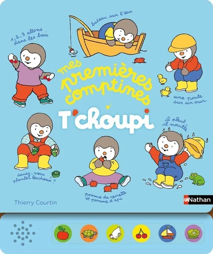 page album T'choupi chante les premières comptines