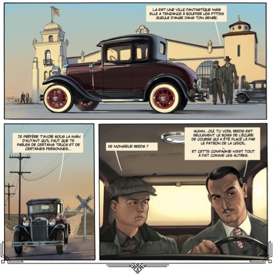 Godspeed, Le Geebee décolle avec Romain Hugault Extrait de Godspeed T.1 version comics © Paquet