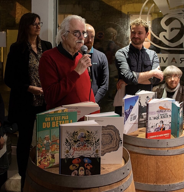 Rencontre avec Yves Frémion, figure de la BD engagée et fondateur du Prix Tournesol Remise du prix Tournesol en 2020