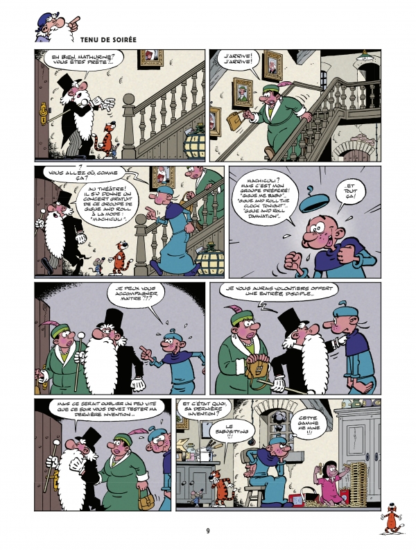 Planche extraite du Tome 56 de Léonard 