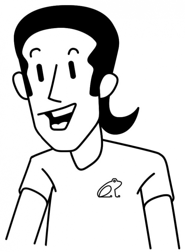 Échange avec Cédric des éditions CedMag Portrait N&B de l'éditeur cédric, réalisé par son ami et graphiste Nikoman