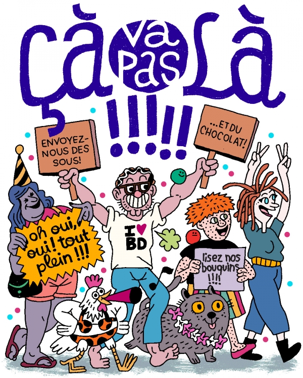 Serge Ewenczyk : 20 ans des éditions Ça et Là, et toujours debout Affiche de la campagne