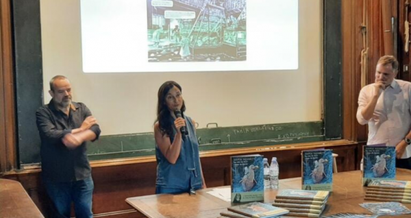Daria Schmitt au Museum d'histoire naturelle de Paris
