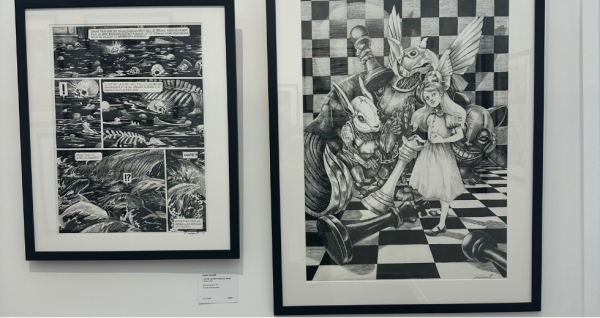 Planche extraite de la collection Alice, un projet en gestation pour Daria Schmitt