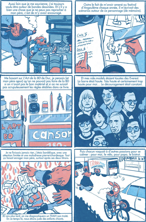 Confessions d'un amour pour la BD que nous illustre l'auteur Terreur Graphique dans son dernier album