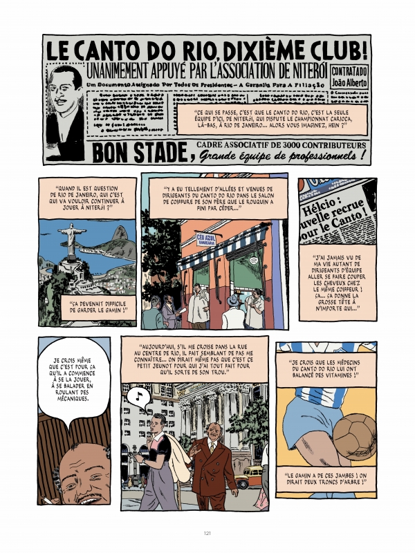 Un album qui vous plongera dans l'histoire du football brésilien, par Marcello Quintanilha