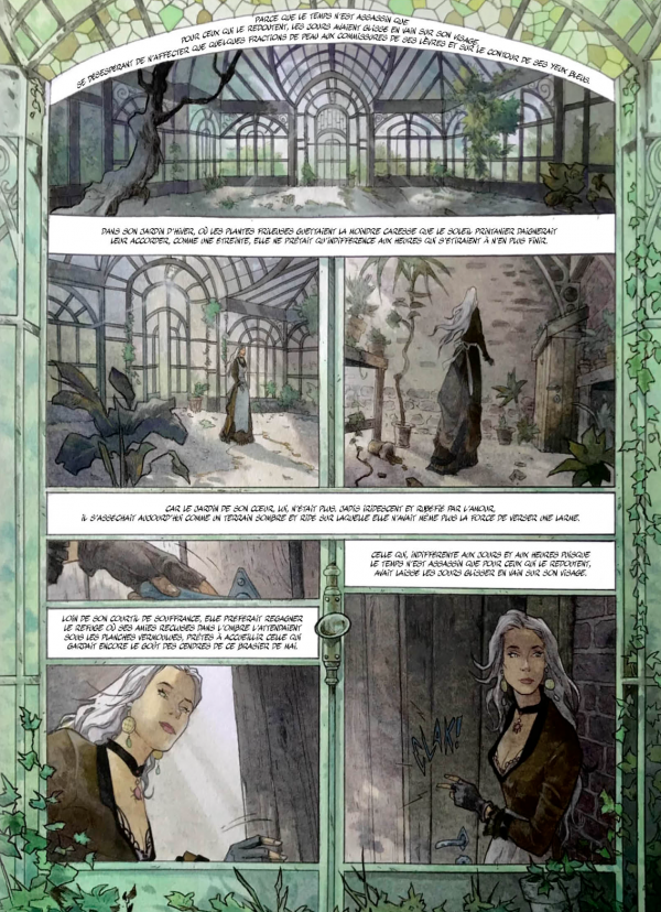 Printemps, à la charité Extrait de Printemps, à la charité par Philippe Pelaez au scénario et Alexis Chabert au dessin.