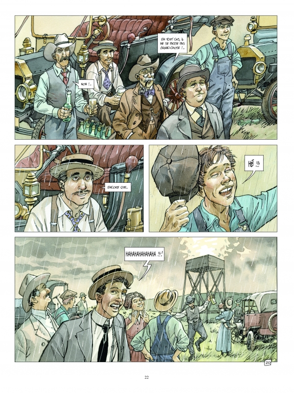 Le faiseur de pluie dans toute sa grandeur ! Un scénario signé Rodolphe, sublimé par le trait de Griffo.