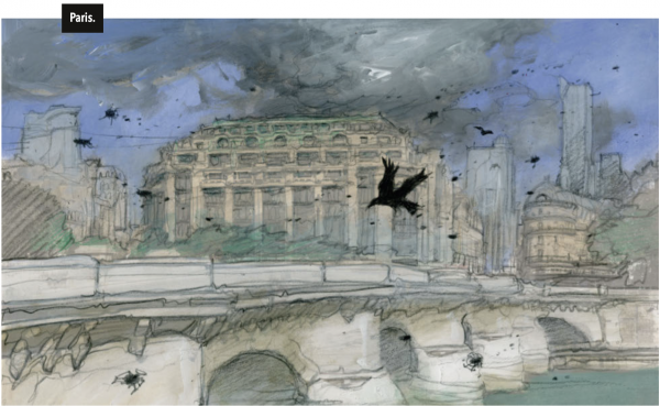 Le Paris de Enki Bilal, dans Bug T.4