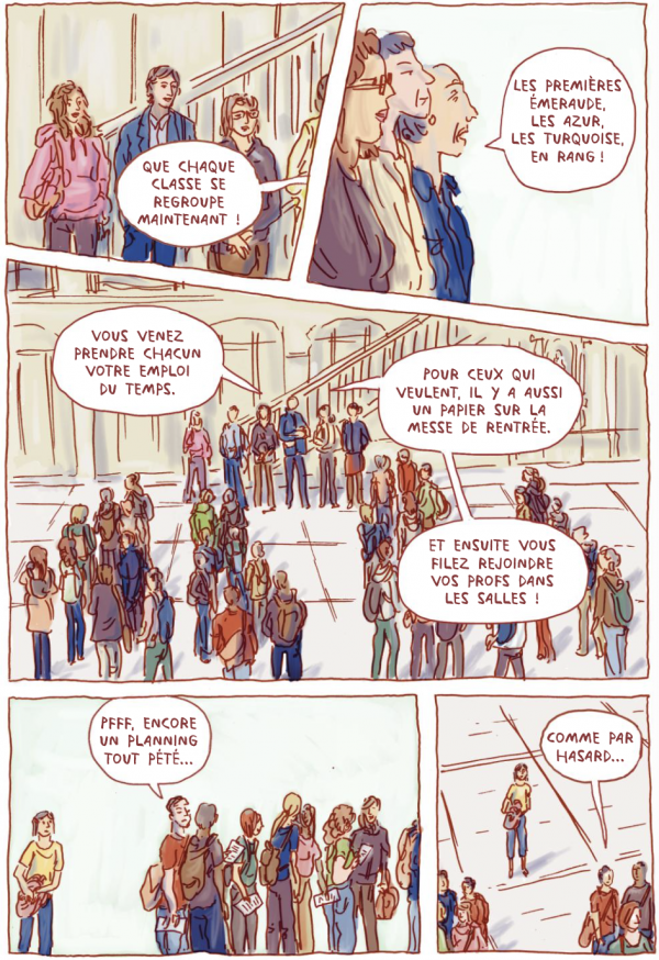 Le blanc du drapeau Extrait de Le blanc du drapeau, par Julie Scheibling et Clara Chotil