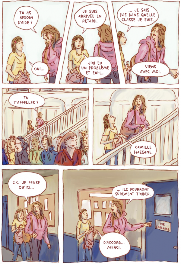 Le blanc du drapeau Extrait de Le blanc du drapeau, par Julie Scheibling et Clara Chotil