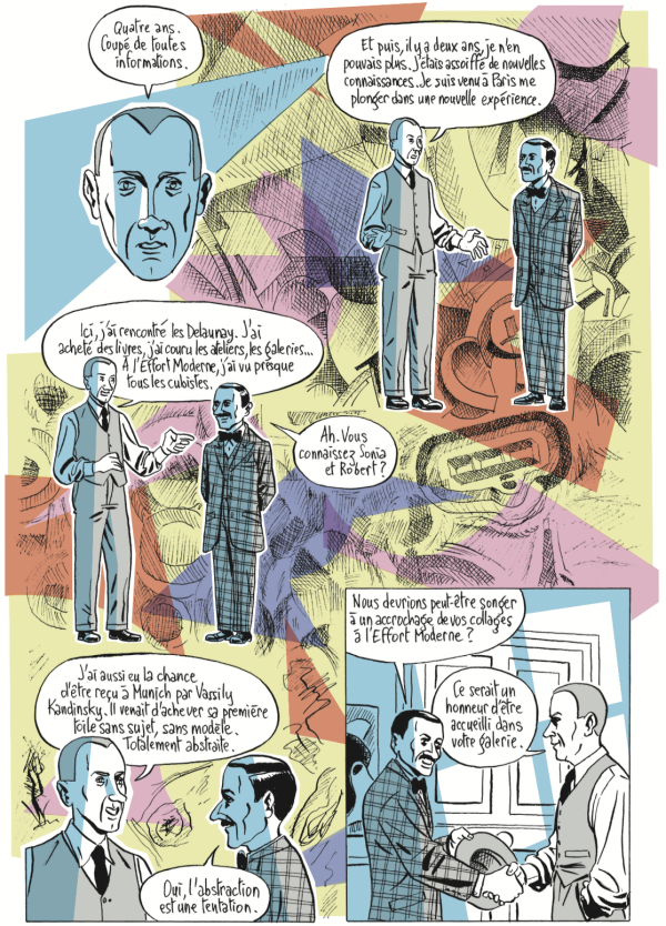 Extrait de Le Cabaret Voltaire, avec José-Louis Bocquet au scénario et Kent aux illustrations
