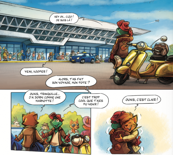 Extrait du T.6 de Cizo par Aré, Prix Jeunesse 2025 au Festival de la BD de l'Alpe d'Huez © Kennes, 2025