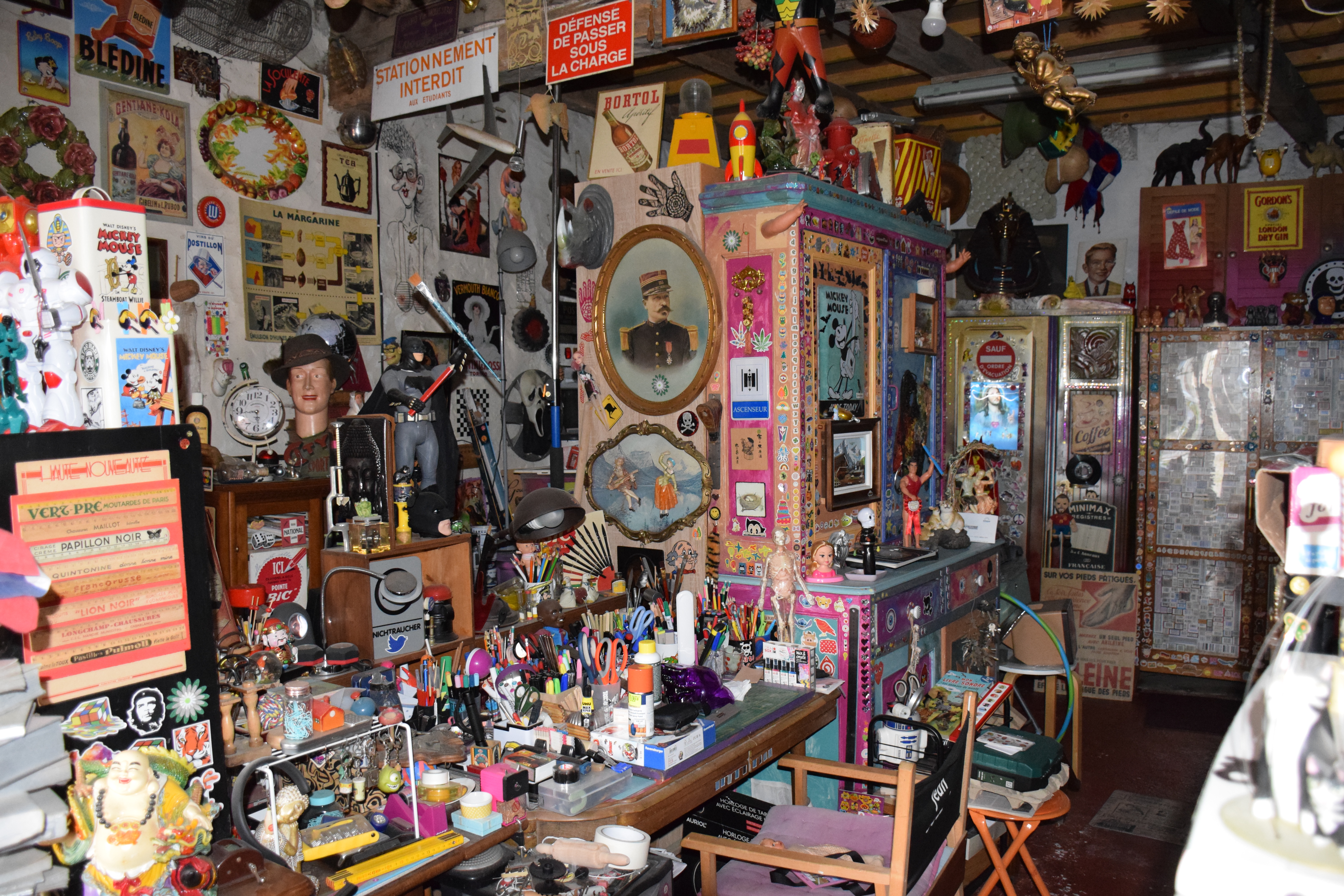 Une des pièces de la maison de Jean Solé