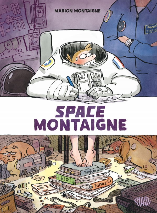 Couverture de Space Montaigne, par Marion Montaigne chez Charivari