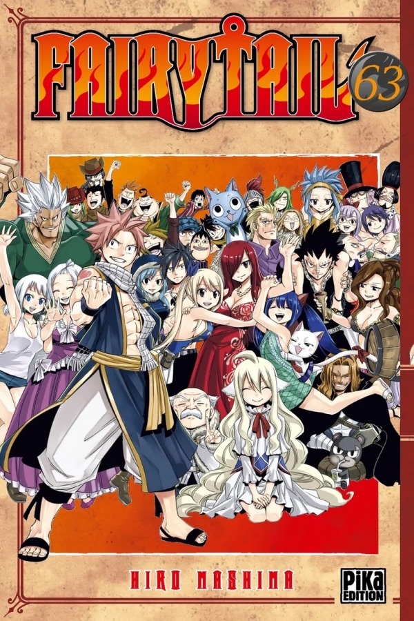 Couverture de Fairy Tail, T.63, de Hiro Mashima aux éditions Pika