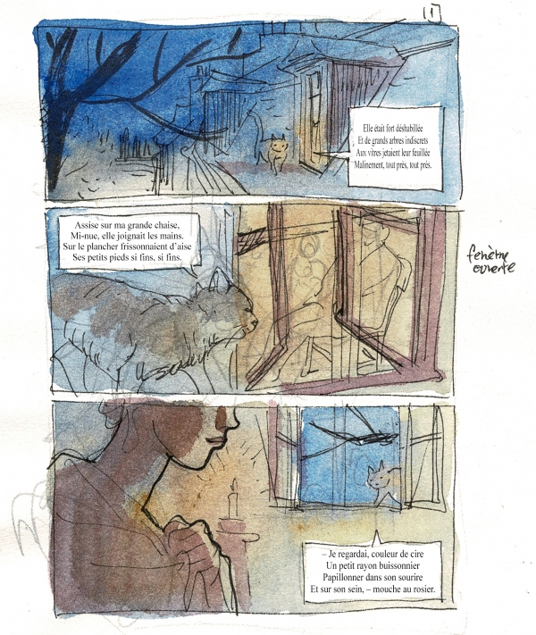 Storyboard Cuvillier Rimbaud Première soirée Storyboard de Damien Cuvillier pour Première Soirée