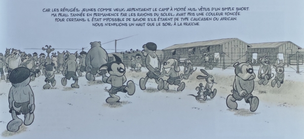 Camp réfugiés Espagne France Pau Une vue du camp de concentration des réfugiés espagnols en France