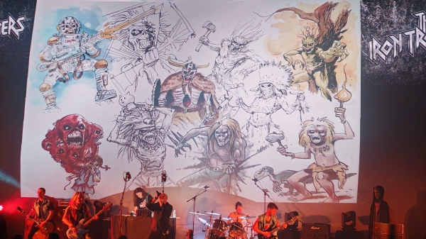 Jean-Luc Masbou au concert dessiné Iron Maiden au Grand Off d'Angoulême 2026