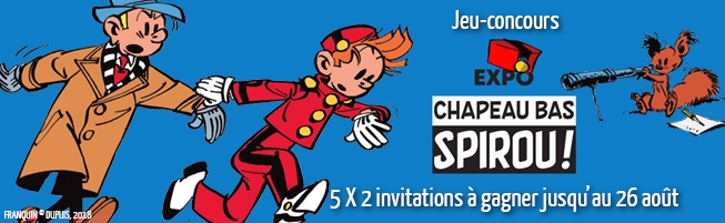 Jeu-concours l'expo Spirou à Saint-Malo !