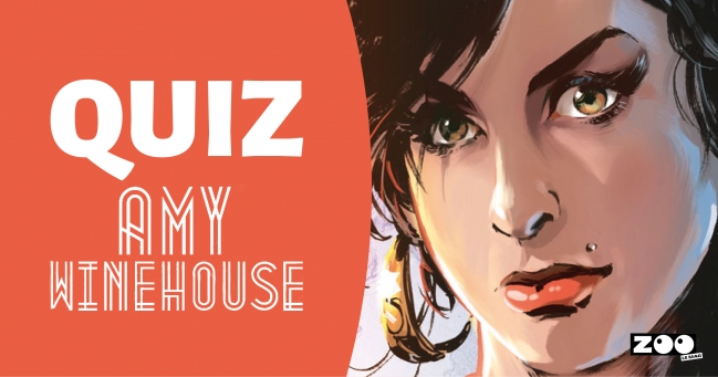 Amy Winehouse est une diva soul, entrée dans le triste club des 27… Que savez-vous vraiment de sa vie, son œuvre ? Jouez sans attendre pour le savoir !