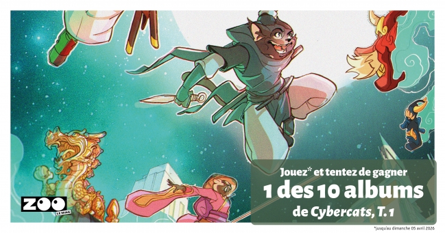 À Néo Vertica, trois chats luttent contre un virus qui menace le cyberespace. Entre action futuriste, humour et réflexion sur la technologie, Aurélie Wellenstein et Thomas Labourot signent une aventure cyberpunk énergique et engagée, portée par un univers visuel foisonnant.