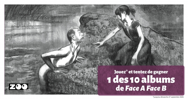 A et B embarquent sur un canot pneumatique pour traverser l’étrange lac Lémancolie. Mais des trous menacent bientôt leur voyage et leur existence. Avec Face A Face B, Blutch transforme l’aventure d’un couple en odyssée intime, drôle et bouleversante, portée par un dessin virtuose au crayon gris.